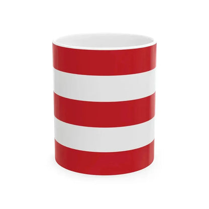 Flag of Bora Bora (France) White Coffee Mug 11oz - Go Mug Yourself