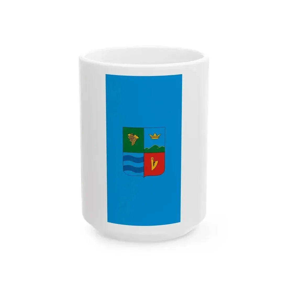 Flag of Borgata (Hungary) White Coffee Mug 15oz - Go Mug Yourself