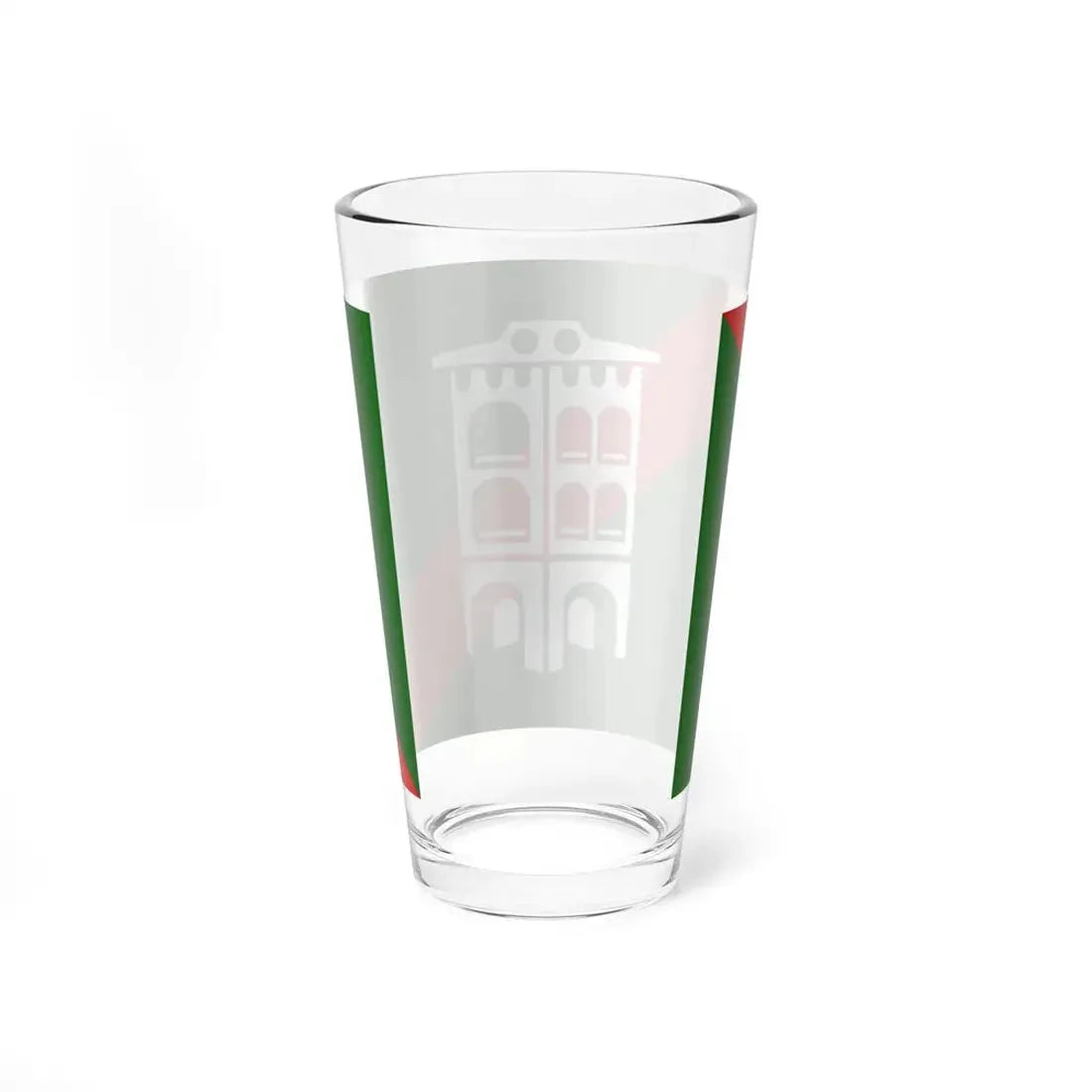 Flag of Borghesiana (Italy) Pint Glass 16oz - Go Mug Yourself
