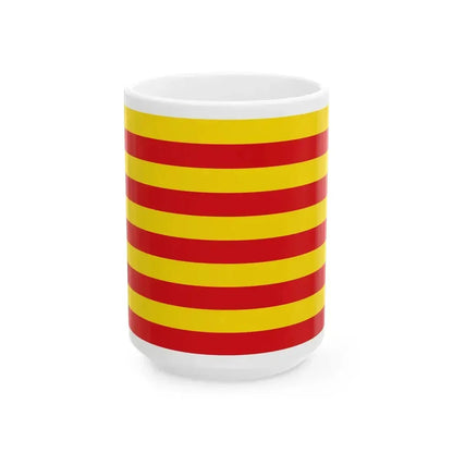 Flag of Borgloon (Belgium) White Coffee Mug 15oz - Go Mug Yourself