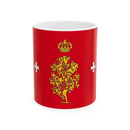 Flag of Borisovsky rayon (Russia) White Coffee Mug 11oz - Go Mug Yourself