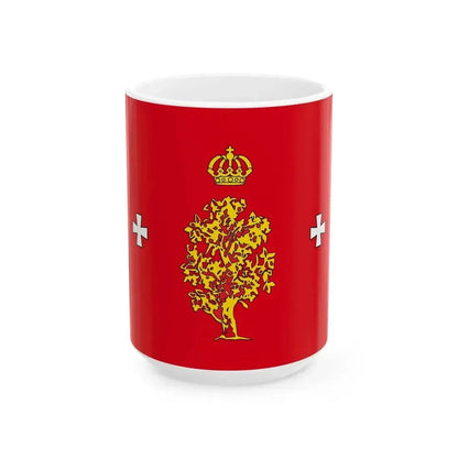 Flag of Borisovsky rayon (Russia) White Coffee Mug 15oz - Go Mug Yourself
