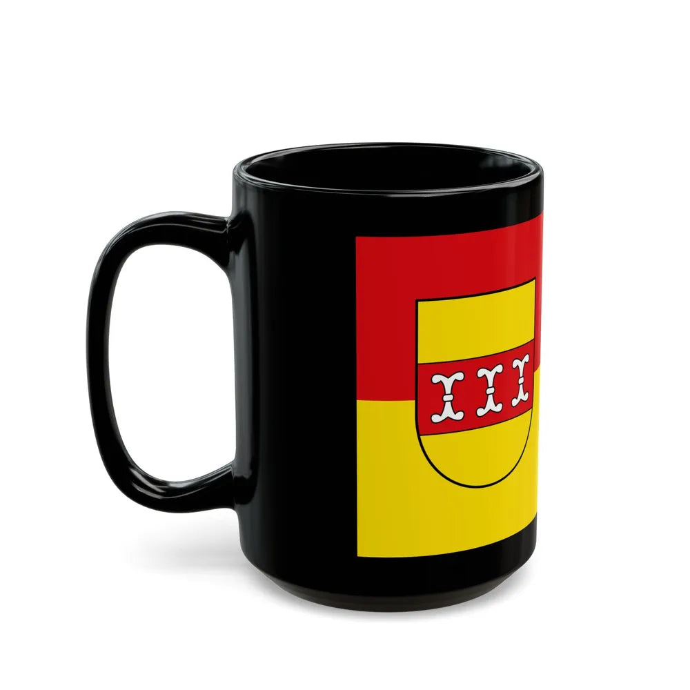 Flag of Borken Germany - Black Coffee Mug-Go Mug Yourself