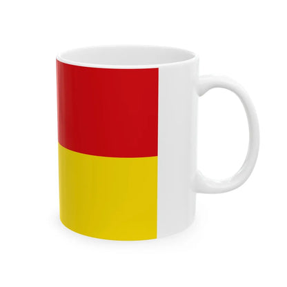 Flag of Borken Germany - White Coffee Mug-Go Mug Yourself