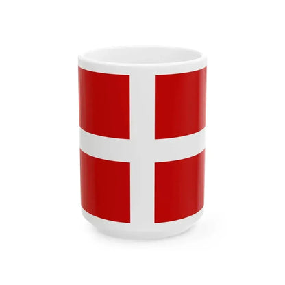 Flag of Bormio (Italy) White Coffee Mug 15oz - Go Mug Yourself