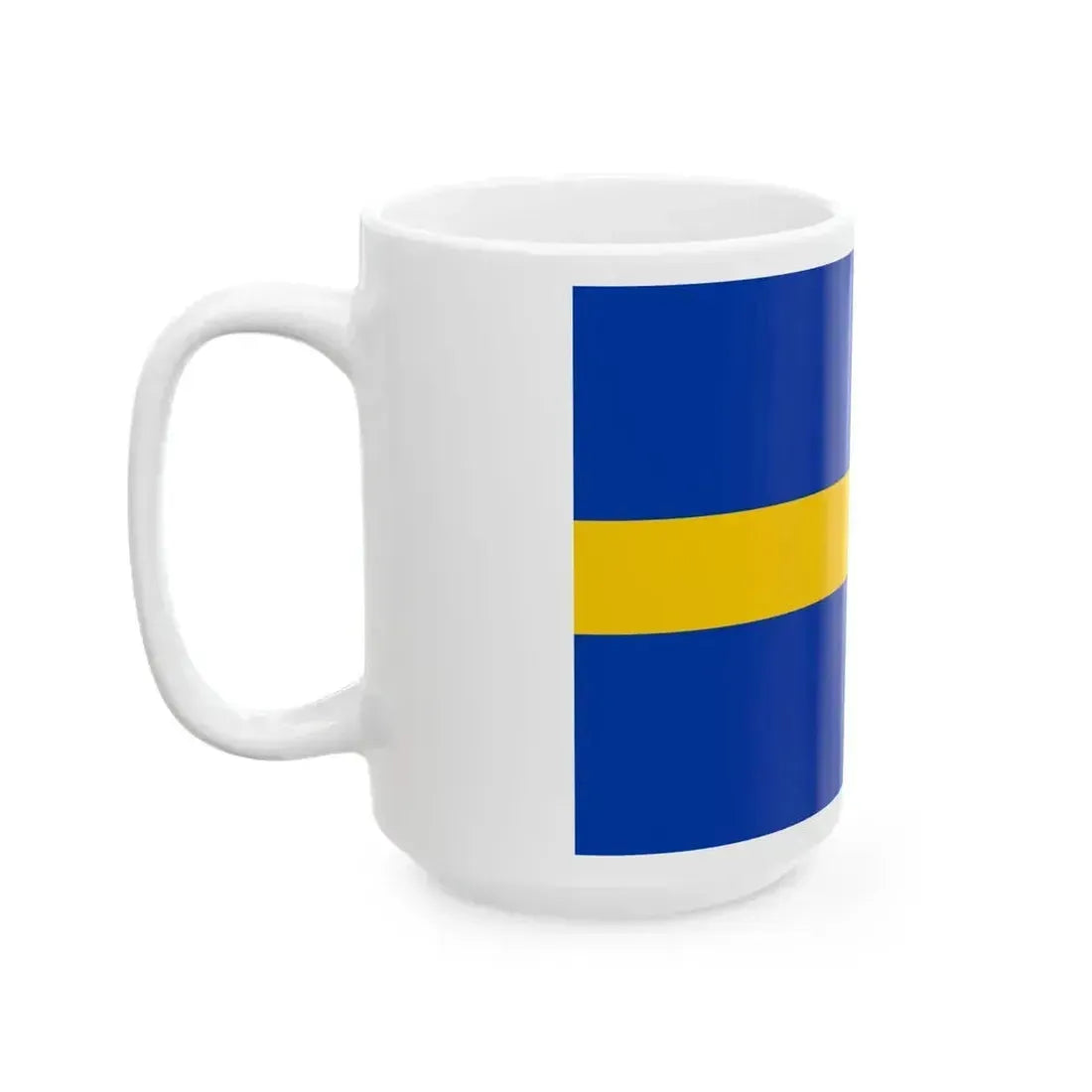 Flag of Borne Overijssel (Netherlands) White Coffee Mug - Go Mug Yourself