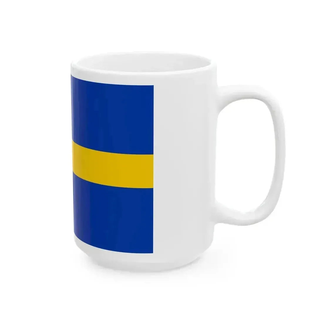 Flag of Borne Overijssel (Netherlands) White Coffee Mug - Go Mug Yourself