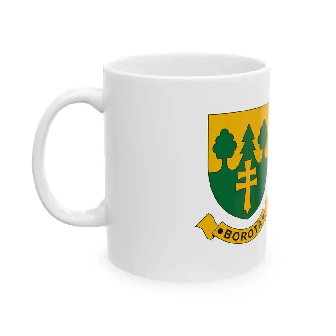 Flag of Borota (Hungary) White Coffee Mug - Go Mug Yourself