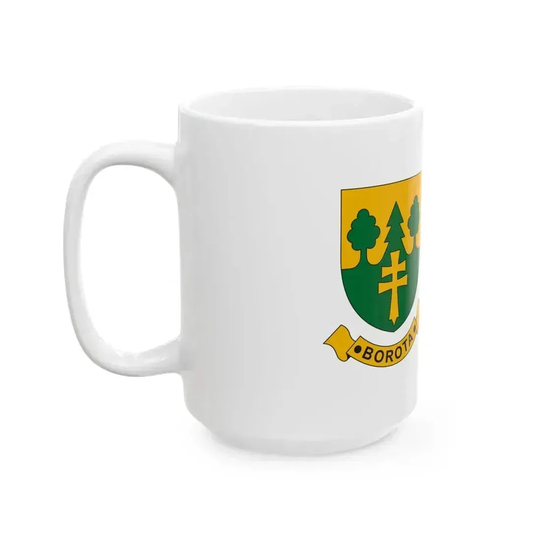 Flag of Borota (Hungary) White Coffee Mug - Go Mug Yourself