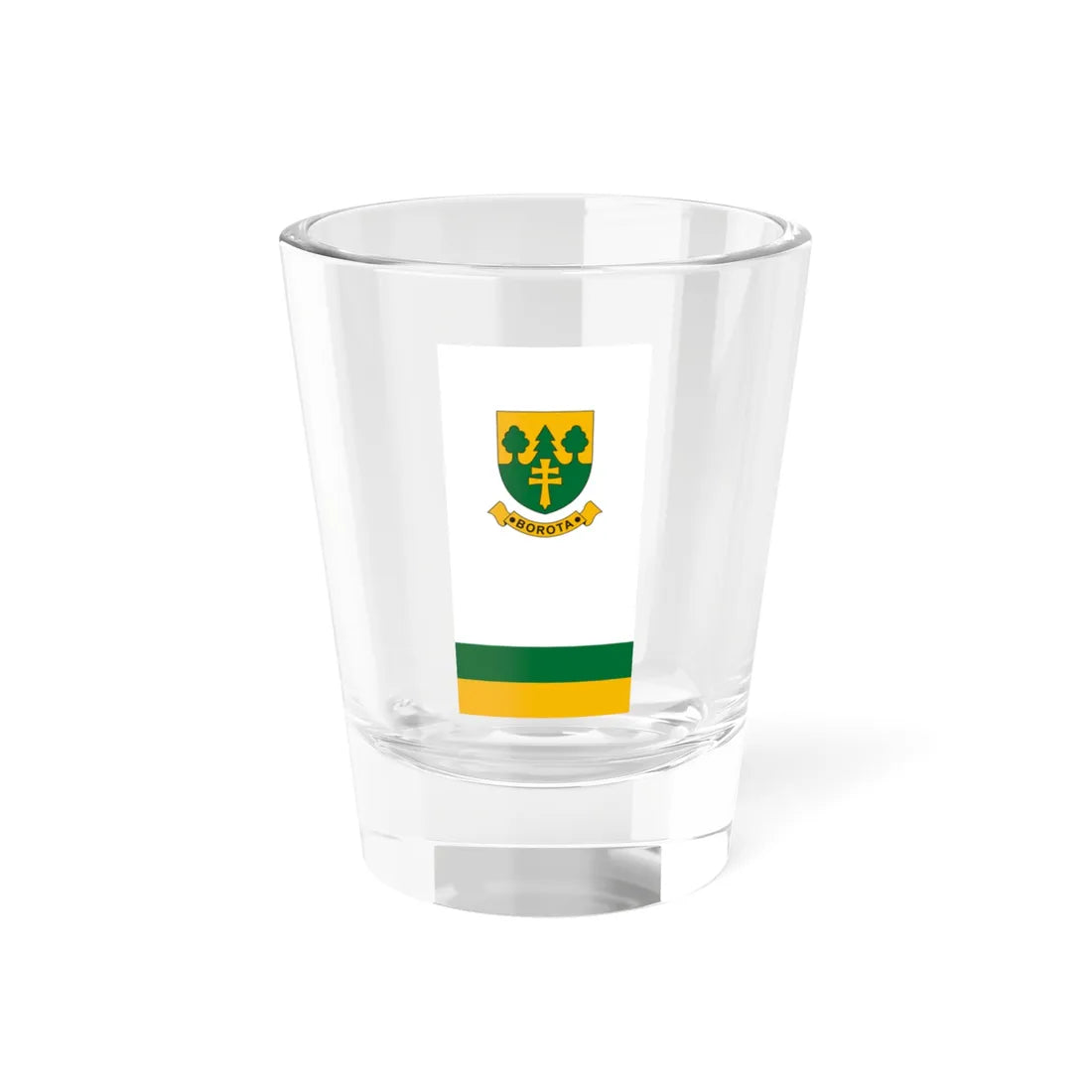 Flag of Borota vertical (Hungary) Shot Glass 1.5oz 1.5oz - Go Mug Yourself