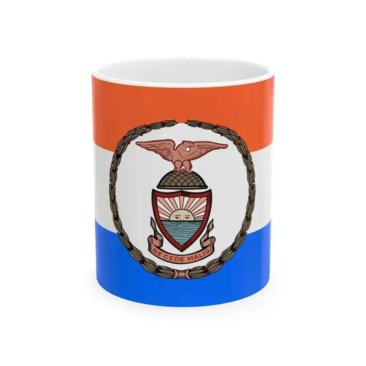 Flag of Borough of the Bronx (United States) White Coffee Mug 11oz - Go Mug Yourself
