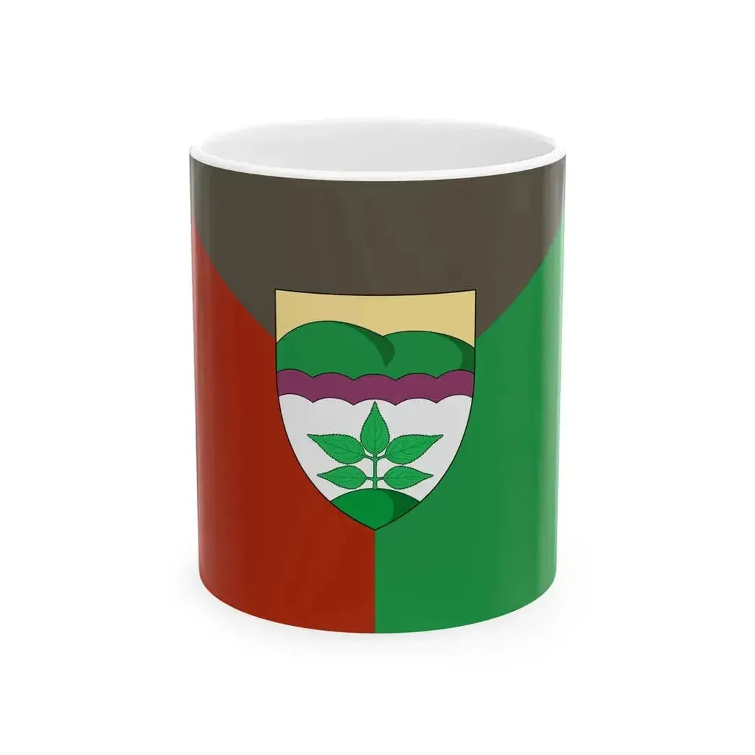 Flag of Borzavar (Hungary) White Coffee Mug 11oz - Go Mug Yourself