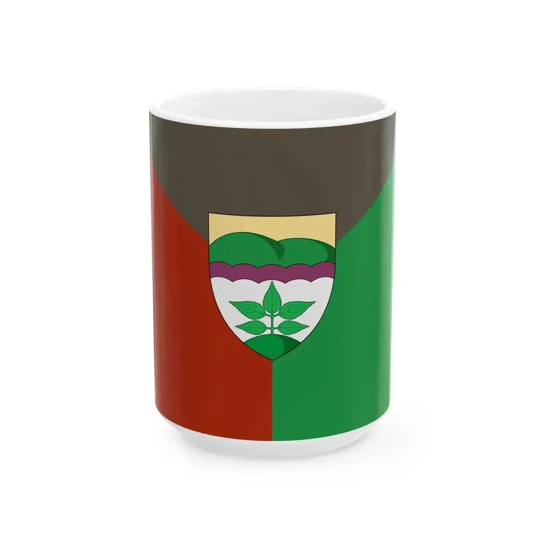 Flag of Borzavar (Hungary) White Coffee Mug 15oz - Go Mug Yourself