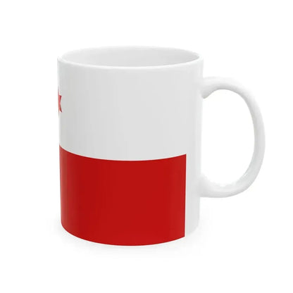 Flag of Bosnia 1875-1877 (Bosnia and Herzegovina) White Coffee Mug - Go Mug Yourself