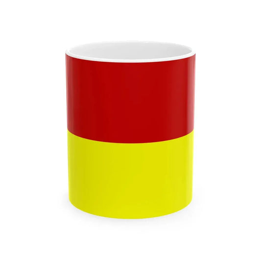 Flag of Bosnia 1908-1918 (Bosnia and Herzegovina) White Coffee Mug 11oz - Go Mug Yourself