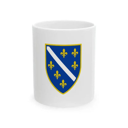 Flag of Bosnia and Herzegovina 1992-1998 3-2 (Bosnia and Herzegovina) White Coffee Mug 11oz - Go Mug Yourself