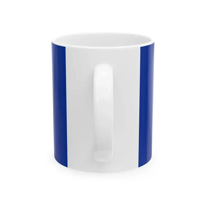 Flag of Bosnia and Herzegovina 1998 (Bosnia and Herzegovina) White Coffee Mug - Go Mug Yourself