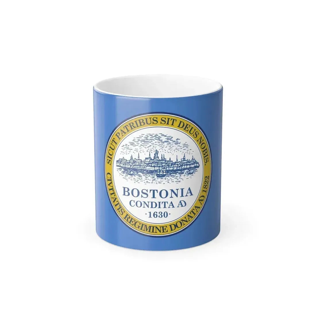 Flag of Boston - Color Changing Coffee Mug 11oz - Go Mug Yourself