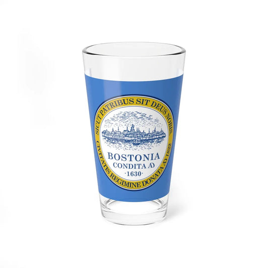 Flag of Boston - Pint Glass 16oz-16oz-Go Mug Yourself