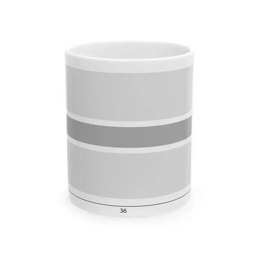 Flag of Botswana construction (Botswana) White Coffee Mug 11oz - Go Mug Yourself