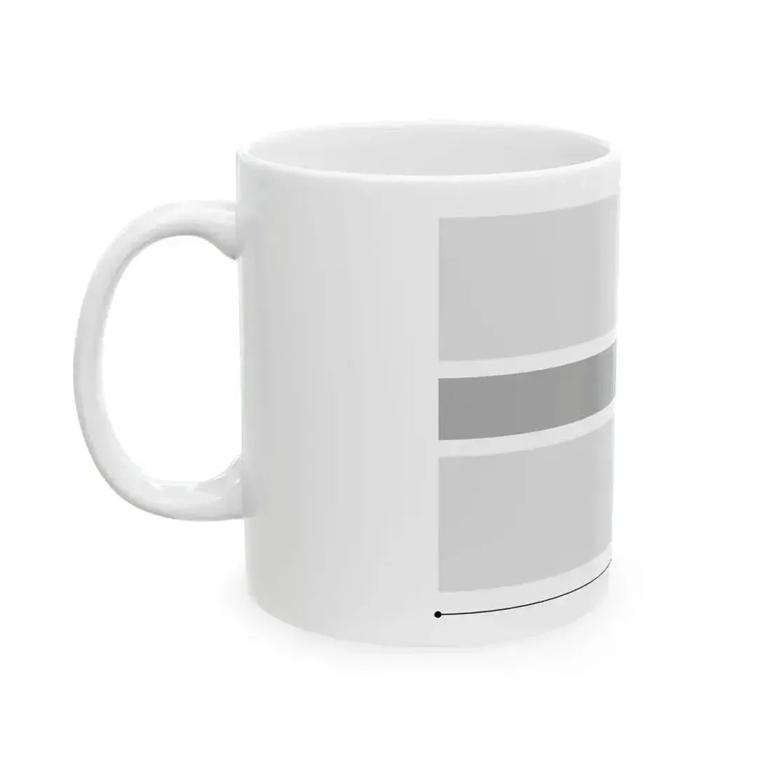 Flag of Botswana construction (Botswana) White Coffee Mug - Go Mug Yourself