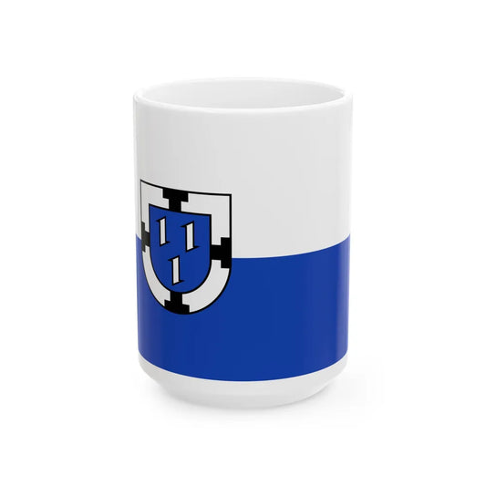 Flag of Bottrop Germany - White Coffee Mug-15oz-Go Mug Yourself