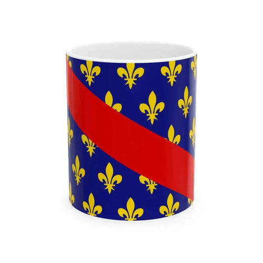 Flag of Bourbonnais (Belgium) White Coffee Mug 11oz - Go Mug Yourself