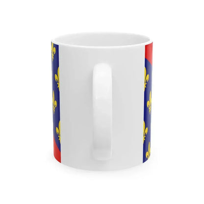 Flag of Bourbonnais (Belgium) White Coffee Mug - Go Mug Yourself