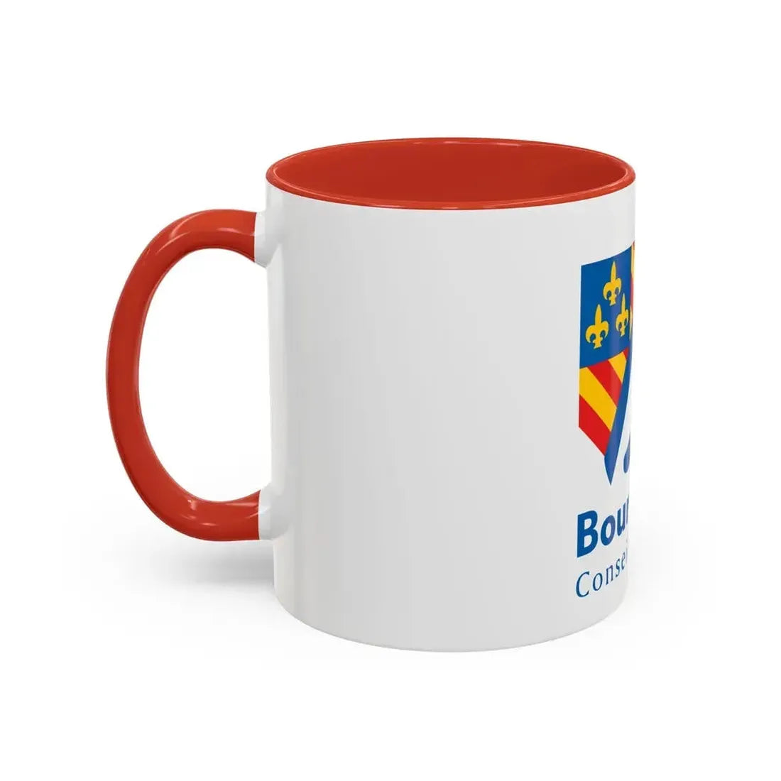 Flag of Bourgogne France 2 - Accent Coffee Mug - Go Mug Yourself