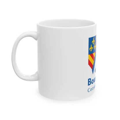 Flag of Bourgogne France 2 - White Coffee Mug-Go Mug Yourself