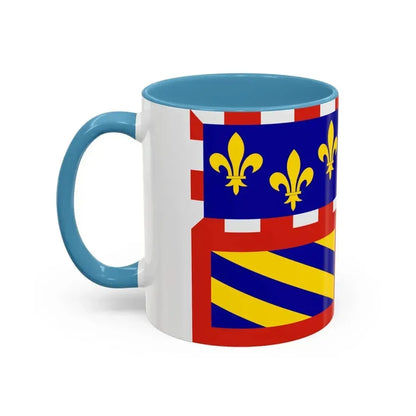 Flag of Bourgogne France - Accent Coffee Mug - Go Mug Yourself