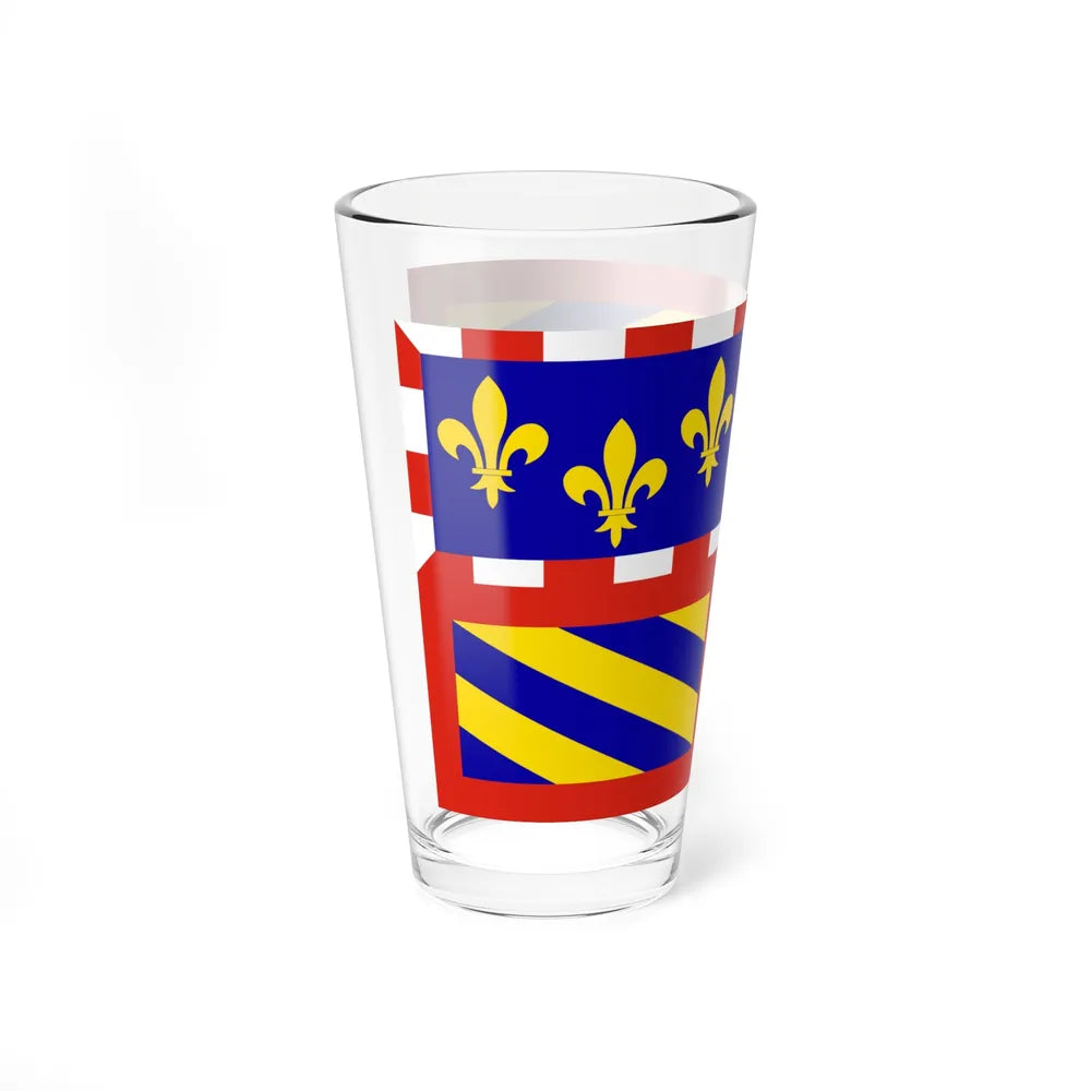 Flag of Bourgogne France - Pint Glass 16oz-Go Mug Yourself