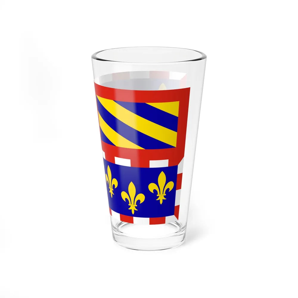 Flag of Bourgogne France - Pint Glass 16oz-Go Mug Yourself