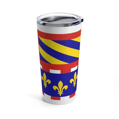 Flag of Bourgogne France - Tumbler 20oz - Go Mug Yourself