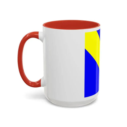 Flag of Bournens Switzerland - Accent Coffee Mug - Go Mug Yourself