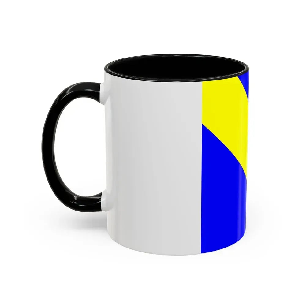 Flag of Bournens Switzerland - Accent Coffee Mug - Go Mug Yourself