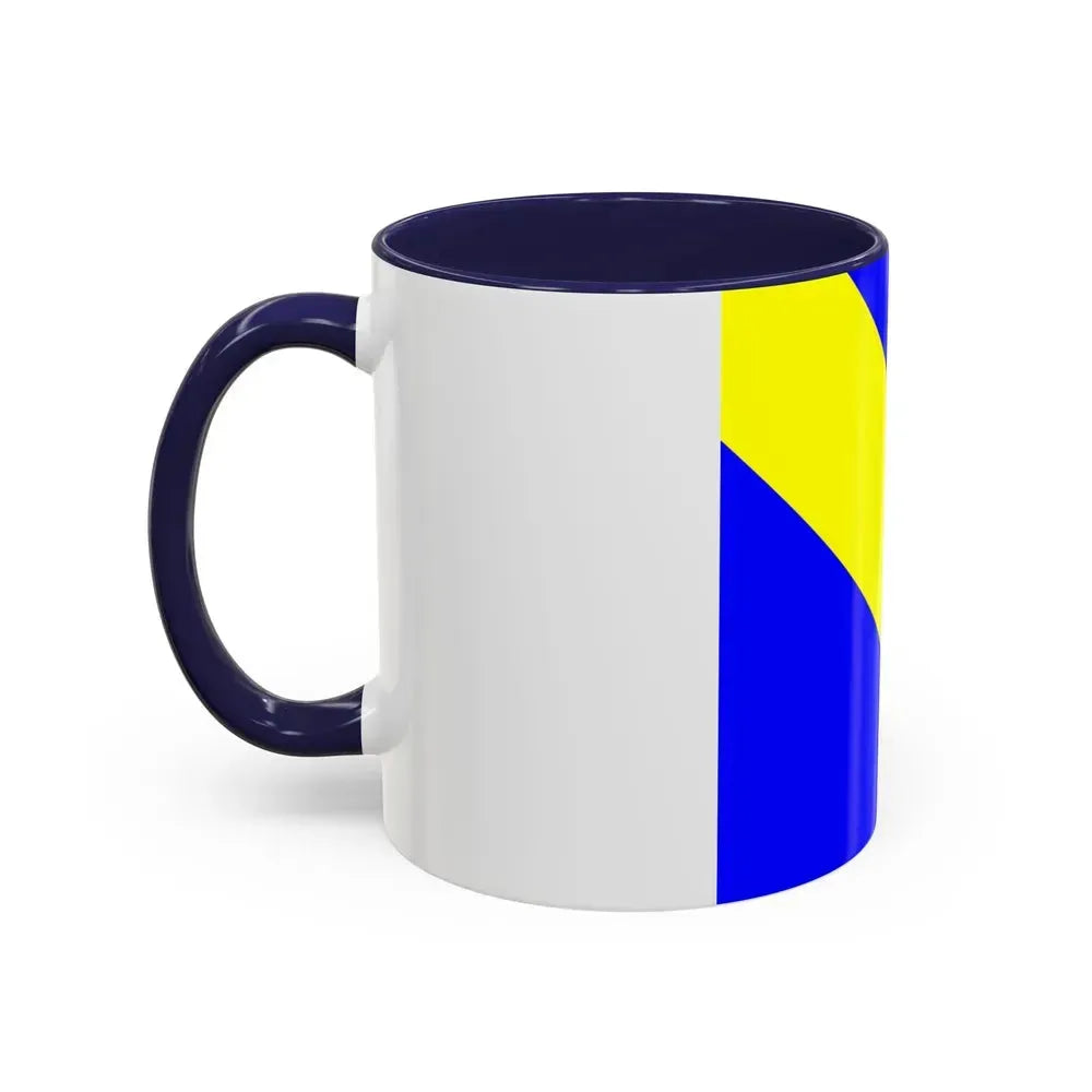 Flag of Bournens Switzerland - Accent Coffee Mug - Go Mug Yourself
