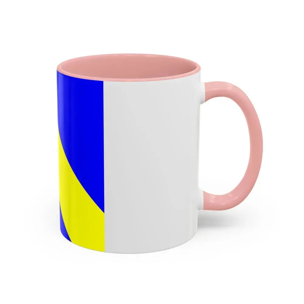 Flag of Bournens Switzerland - Accent Coffee Mug - Go Mug Yourself