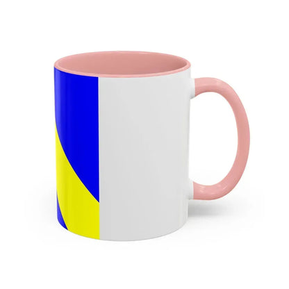 Flag of Bournens Switzerland - Accent Coffee Mug - Go Mug Yourself