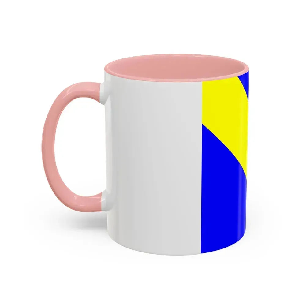 Flag of Bournens Switzerland - Accent Coffee Mug - Go Mug Yourself