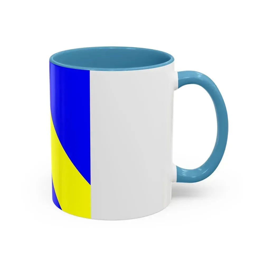 Flag of Bournens Switzerland - Accent Coffee Mug - Go Mug Yourself