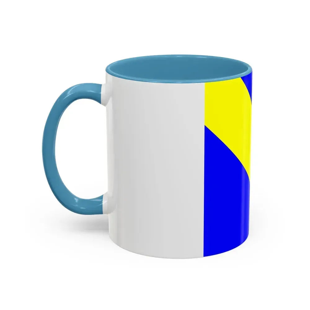 Flag of Bournens Switzerland - Accent Coffee Mug - Go Mug Yourself
