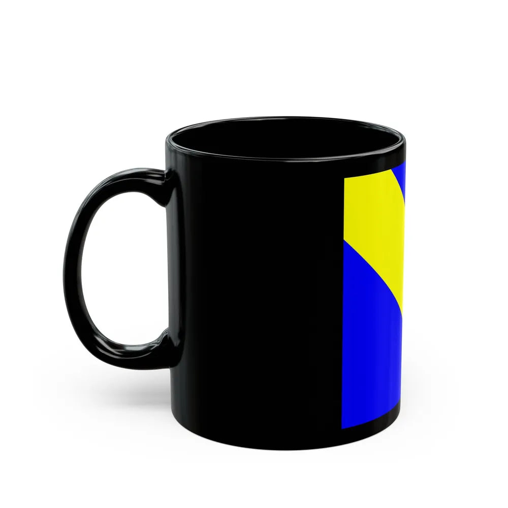 Flag of Bournens Switzerland - Black Coffee Mug-Go Mug Yourself