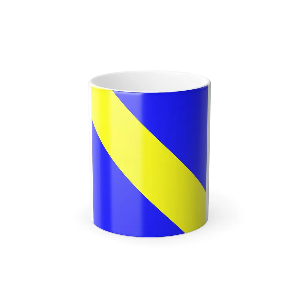 Flag of Bournens Switzerland - Color Changing Coffee Mug-11oz-Go Mug Yourself