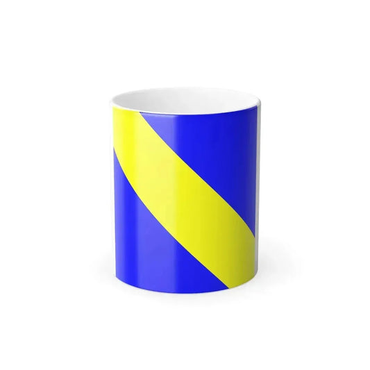 Flag of Bournens Switzerland - Color Changing Coffee Mug 11oz - Go Mug Yourself