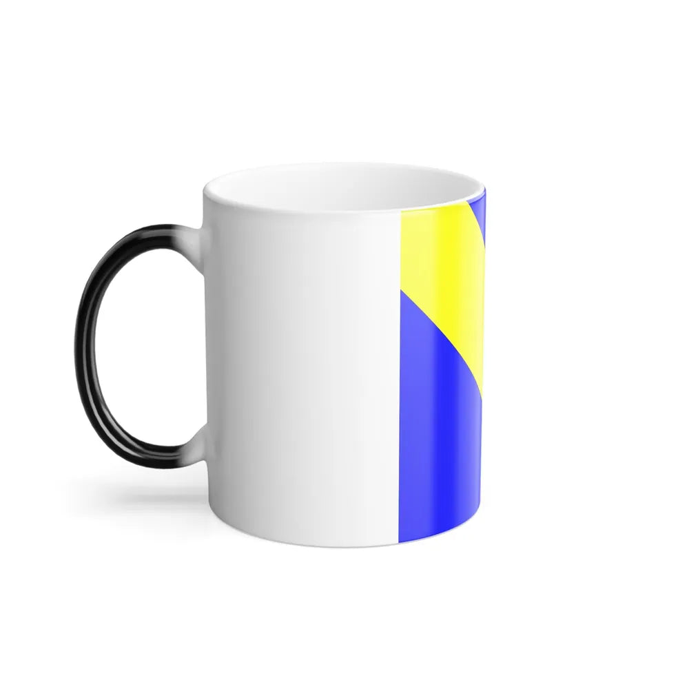 Flag of Bournens Switzerland - Color Changing Coffee Mug-Go Mug Yourself