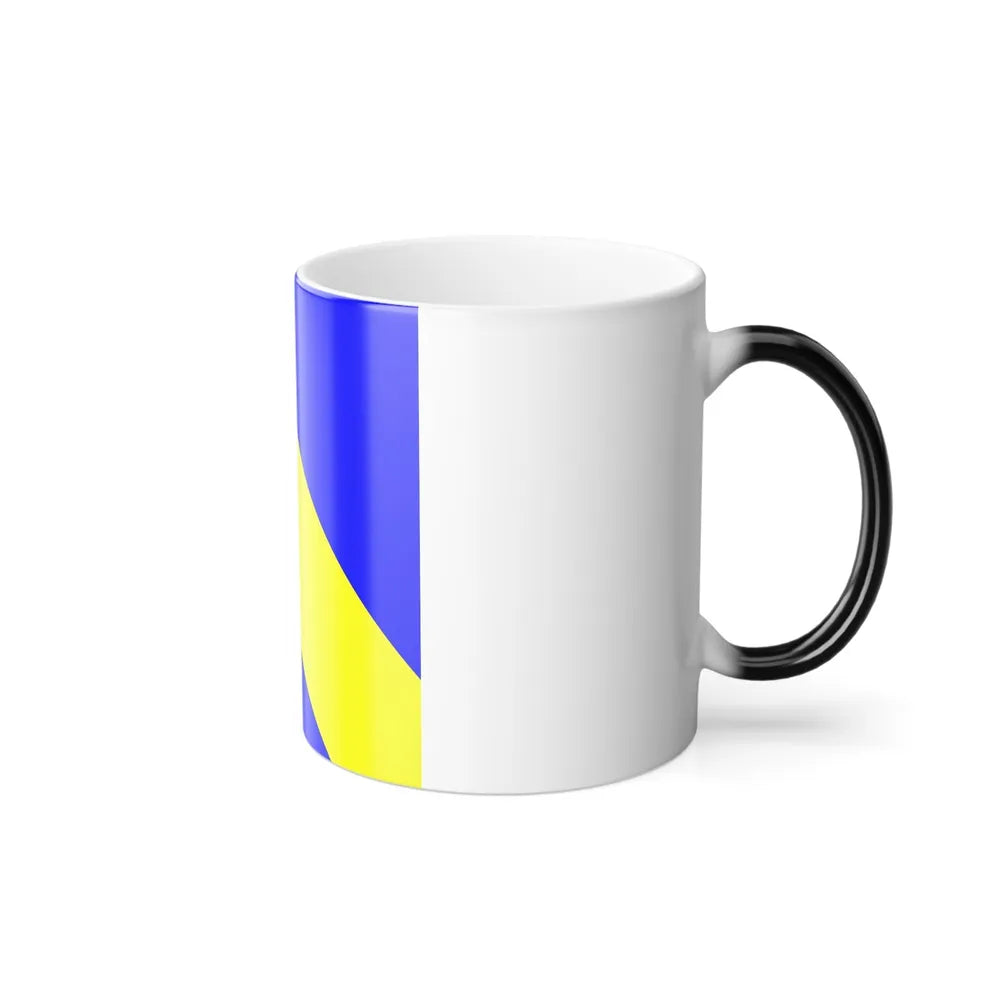 Flag of Bournens Switzerland - Color Changing Coffee Mug-Go Mug Yourself