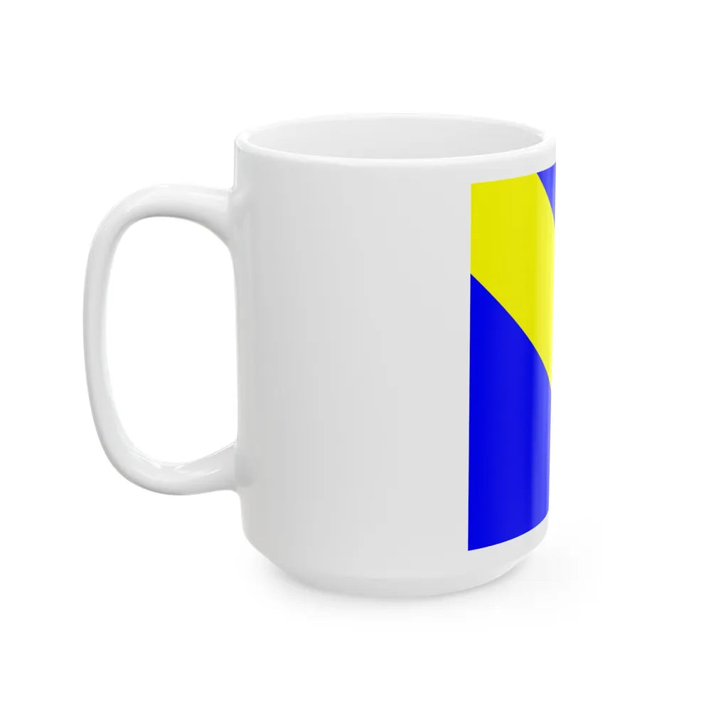 Flag of Bournens Switzerland - White Coffee Mug-Go Mug Yourself