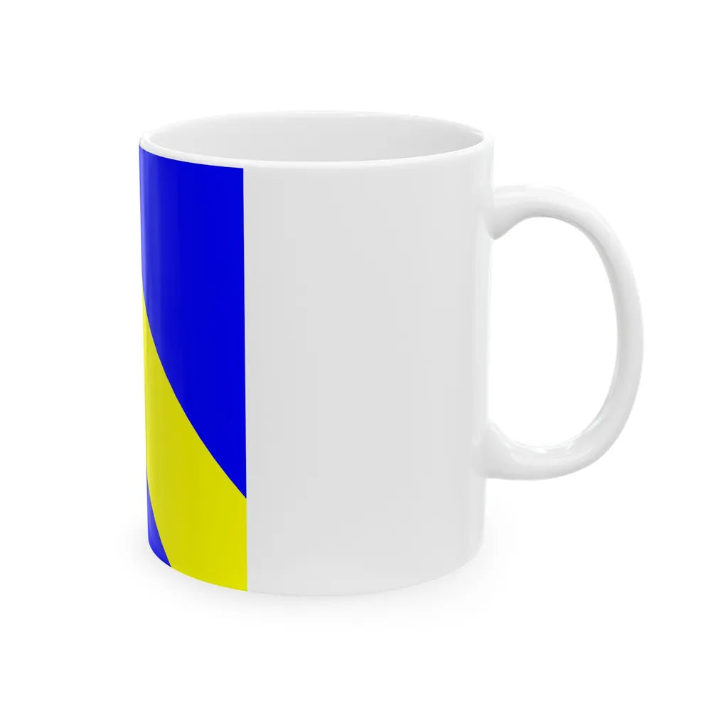 Flag of Bournens Switzerland - White Coffee Mug-Go Mug Yourself