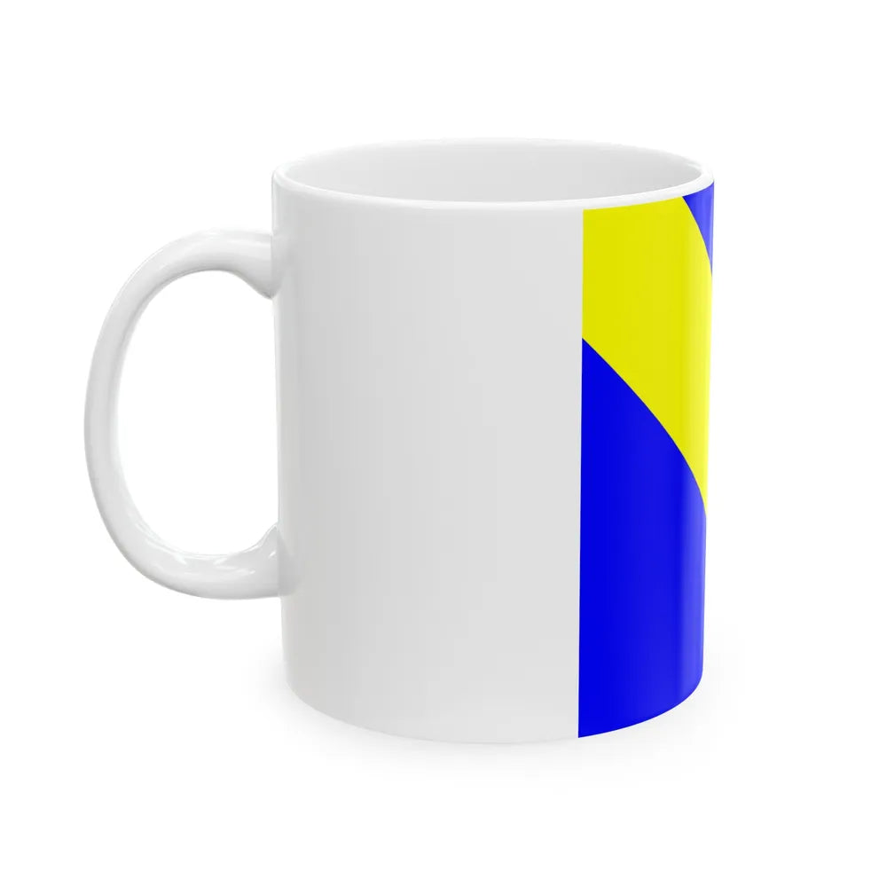 Flag of Bournens Switzerland - White Coffee Mug-Go Mug Yourself